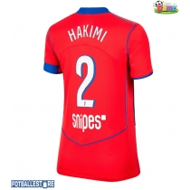 Paris Saint-Germain Achraf Hakimi #2 Tredjedrakt Dame 2025-26 Kortermet